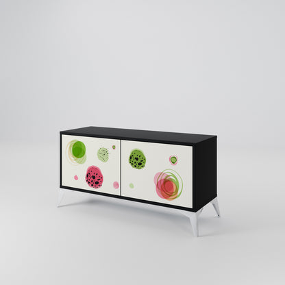 COLORFUL COSMOS Kompaktní dvoudveřový TV stolek