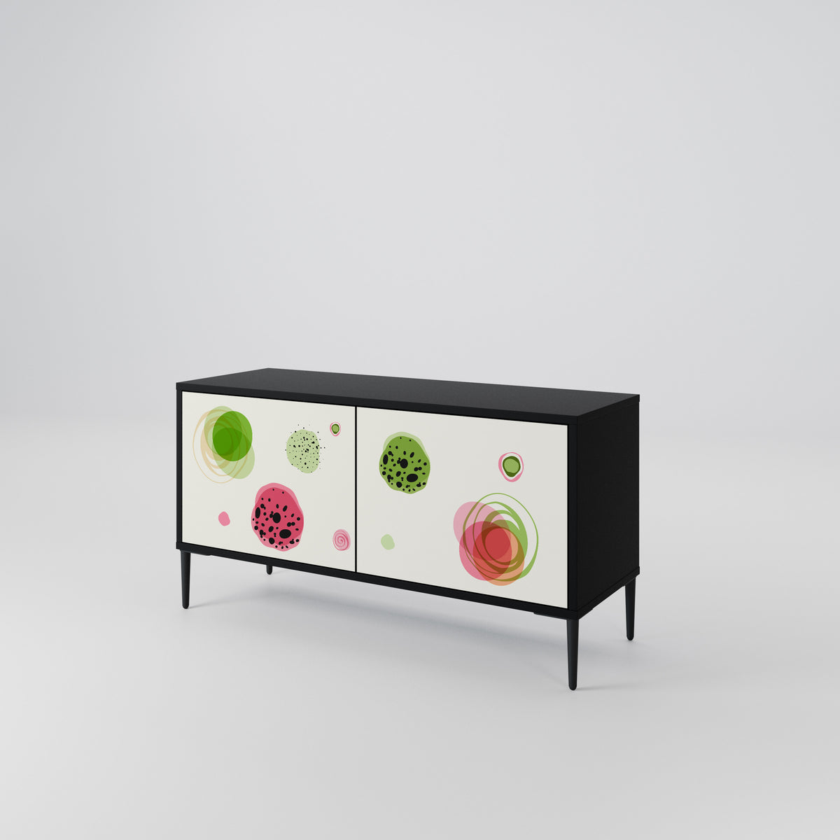 COLORFUL COSMOS Kompaktní dvoudveřový TV stolek