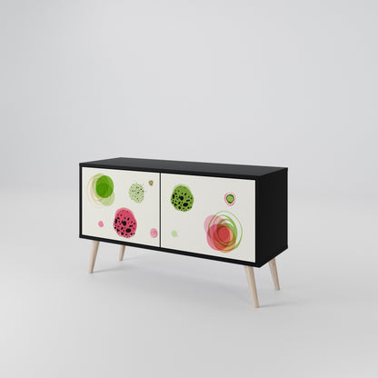 COLORFUL COSMOS Kompaktní dvoudveřový TV stolek