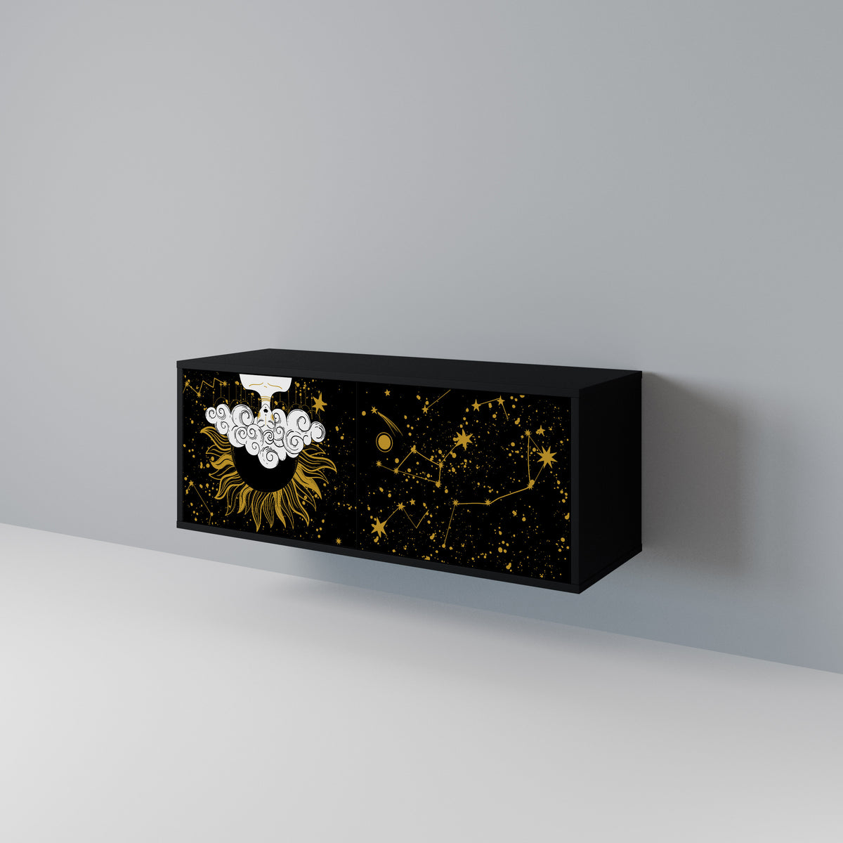 STELLAR CONSTELLATIONS Kompaktní dvoudveřový TV stolek