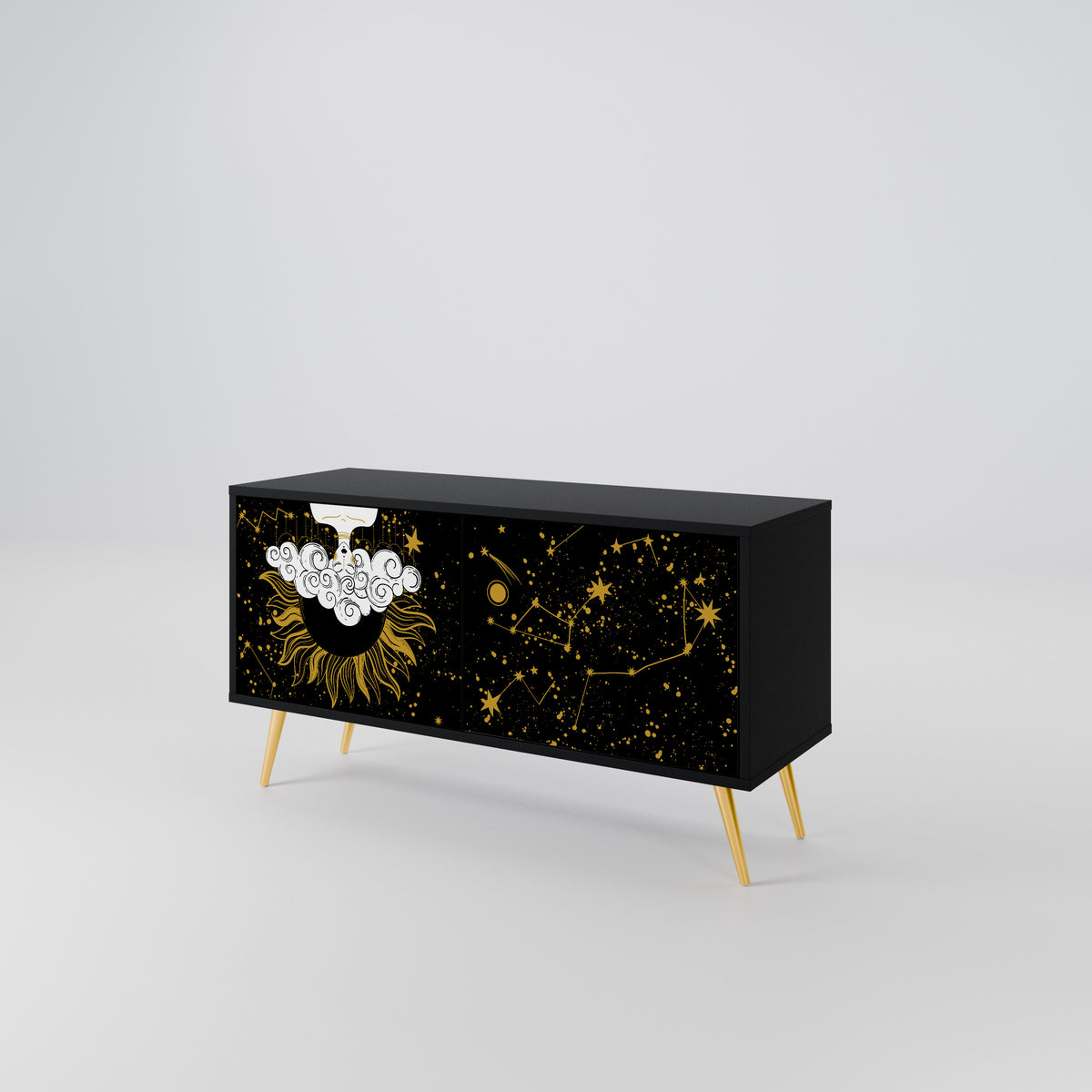 STELLAR CONSTELLATIONS Kompaktní dvoudveřový TV stolek