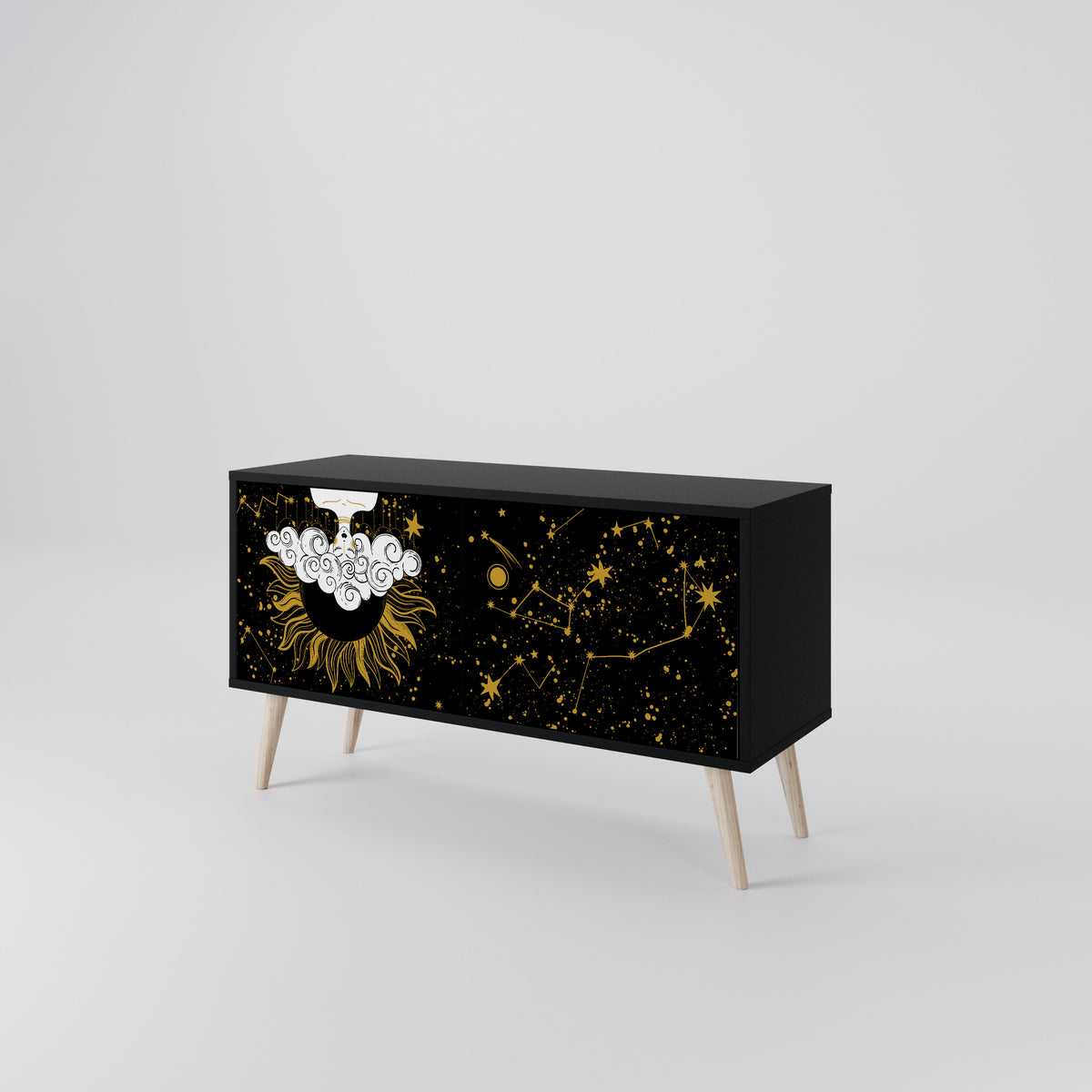 STELLAR CONSTELLATIONS Kompaktní dvoudveřový TV stolek