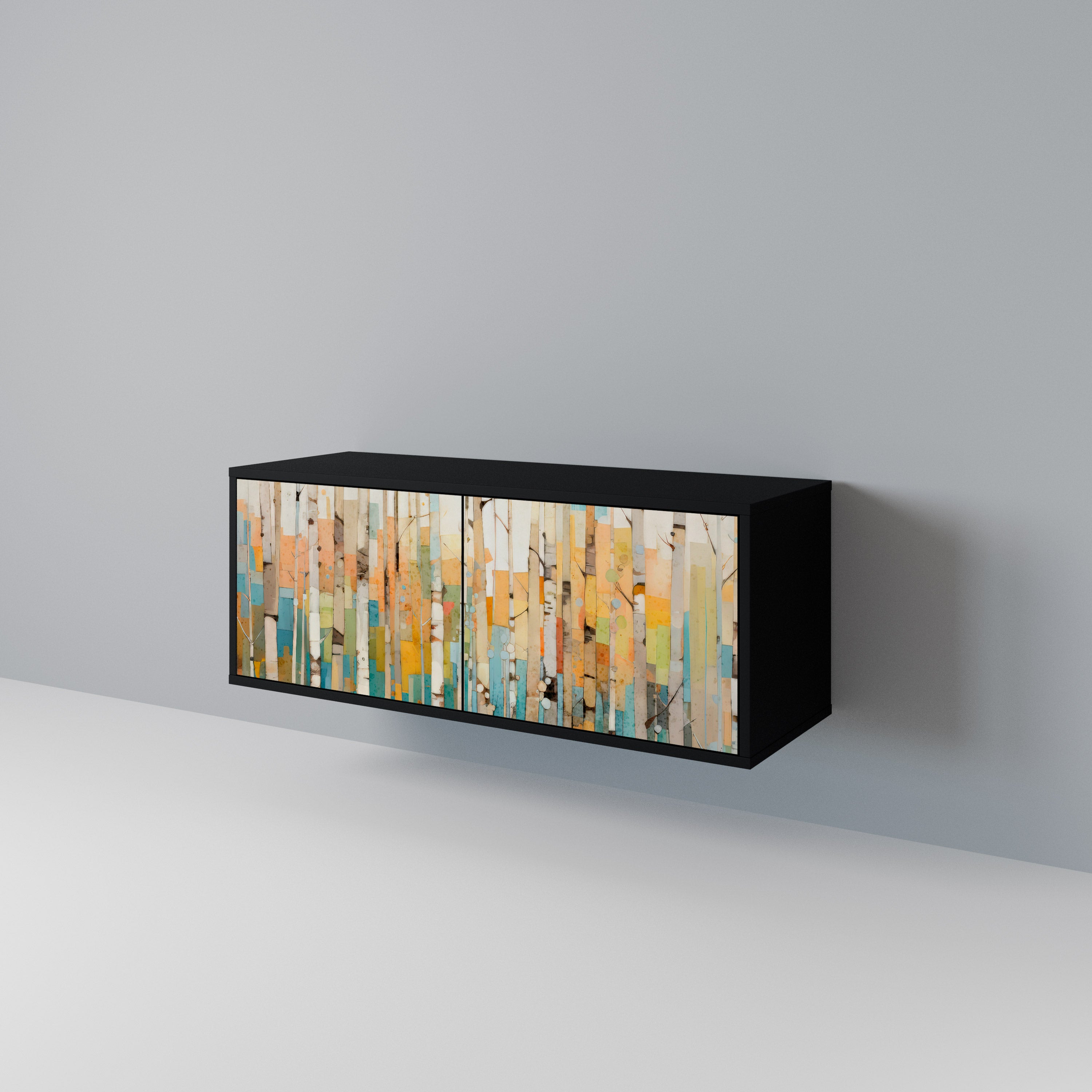 BIRCH KALEIDOSCOPE Compact 2-Door TV Cabinet