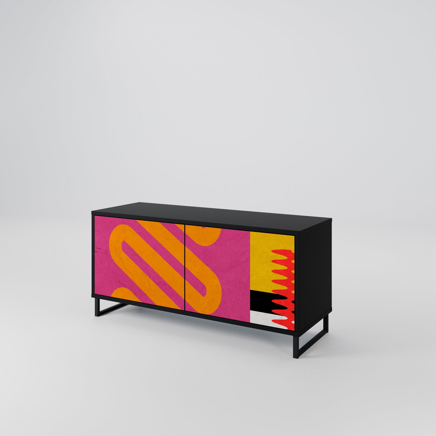 VIVID ART Kompaktní dvoudveřový TV stolek