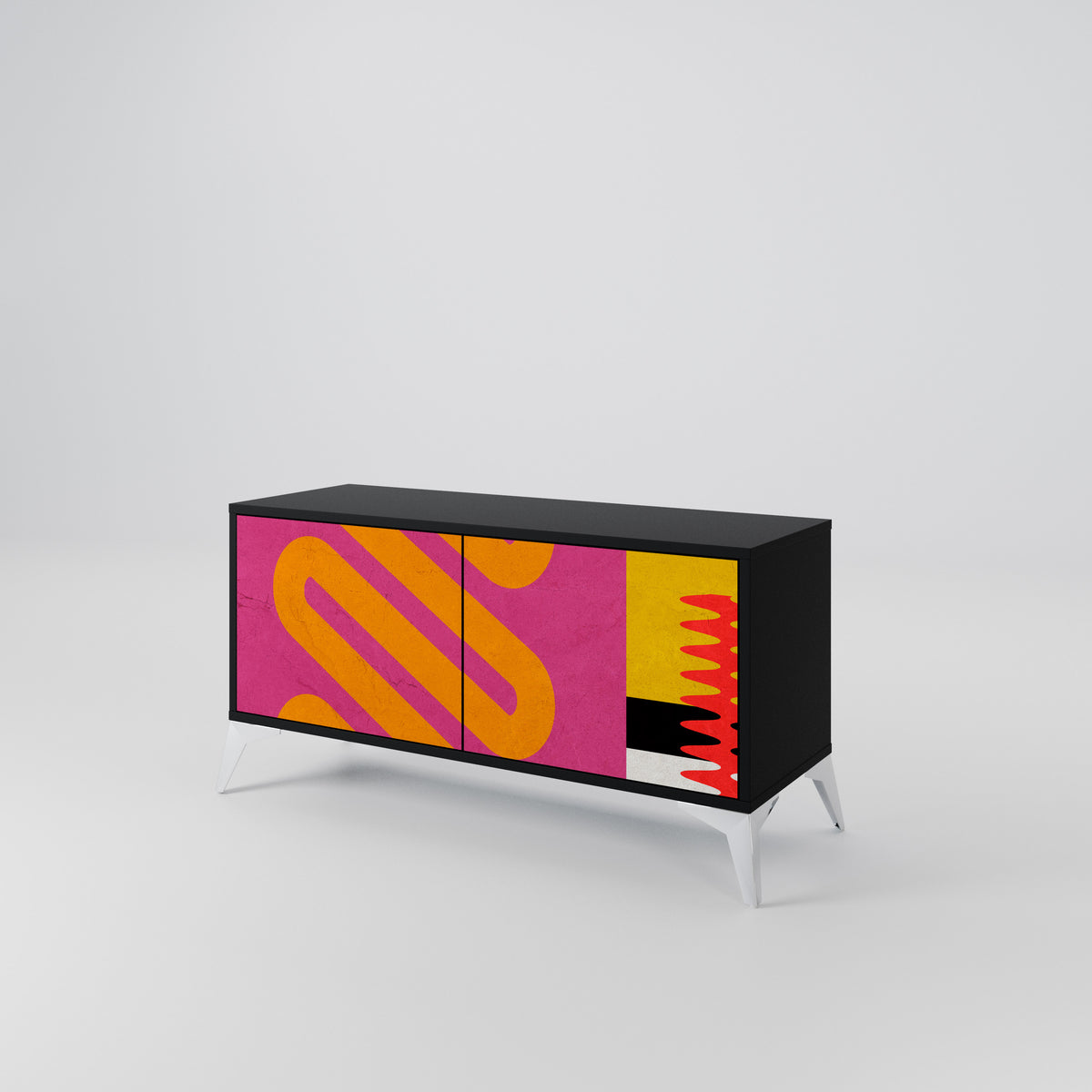 VIVID ART Kompaktní dvoudveřový TV stolek