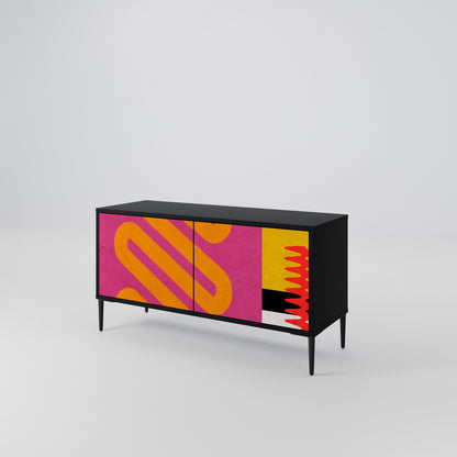 VIVID ART Kompaktní dvoudveřový TV stolek