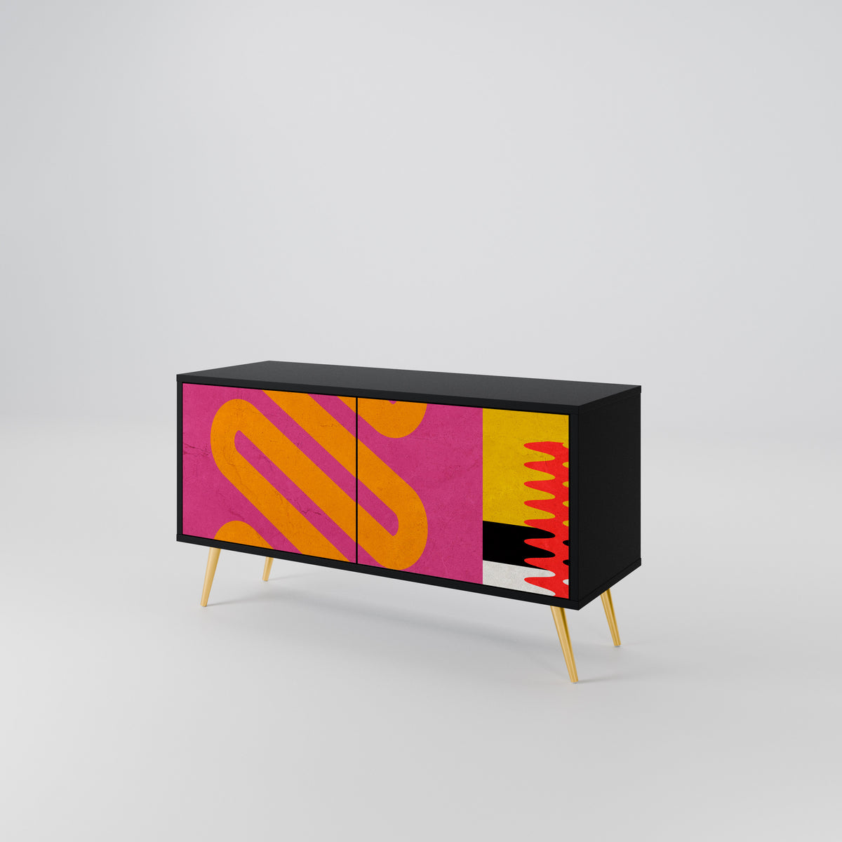 VIVID ART Kompaktní dvoudveřový TV stolek