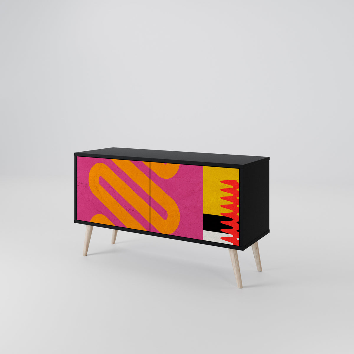 VIVID ART Kompaktní dvoudveřový TV stolek
