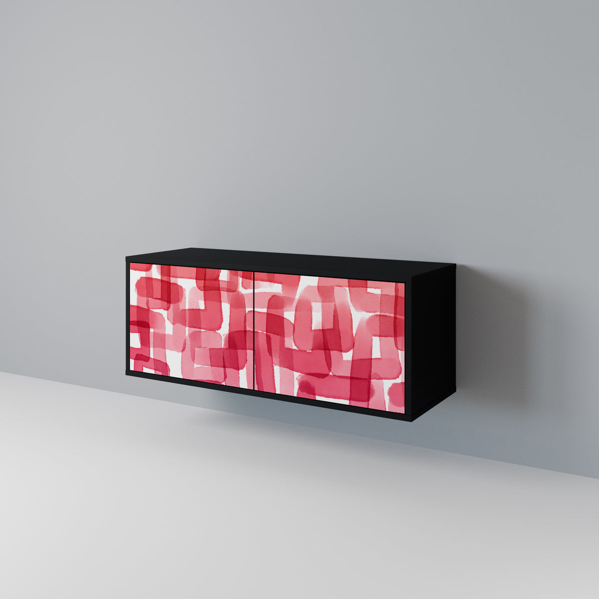 KALEIDOSCOPIC CUBISM Kompaktní dvoudveřový TV stolek