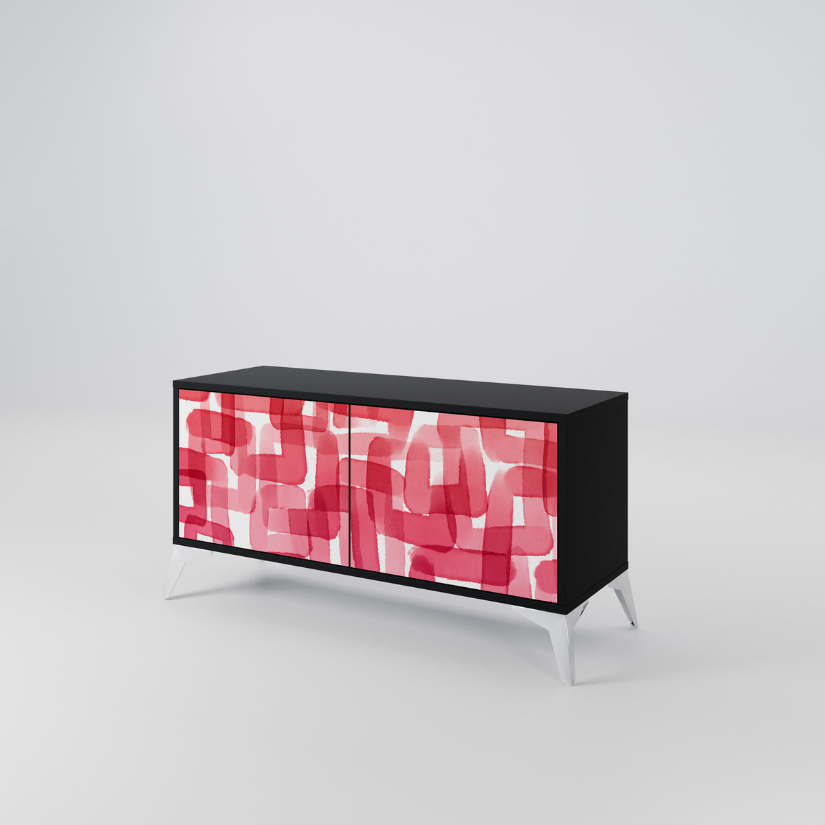 KALEIDOSCOPIC CUBISM Kompaktní dvoudveřový TV stolek