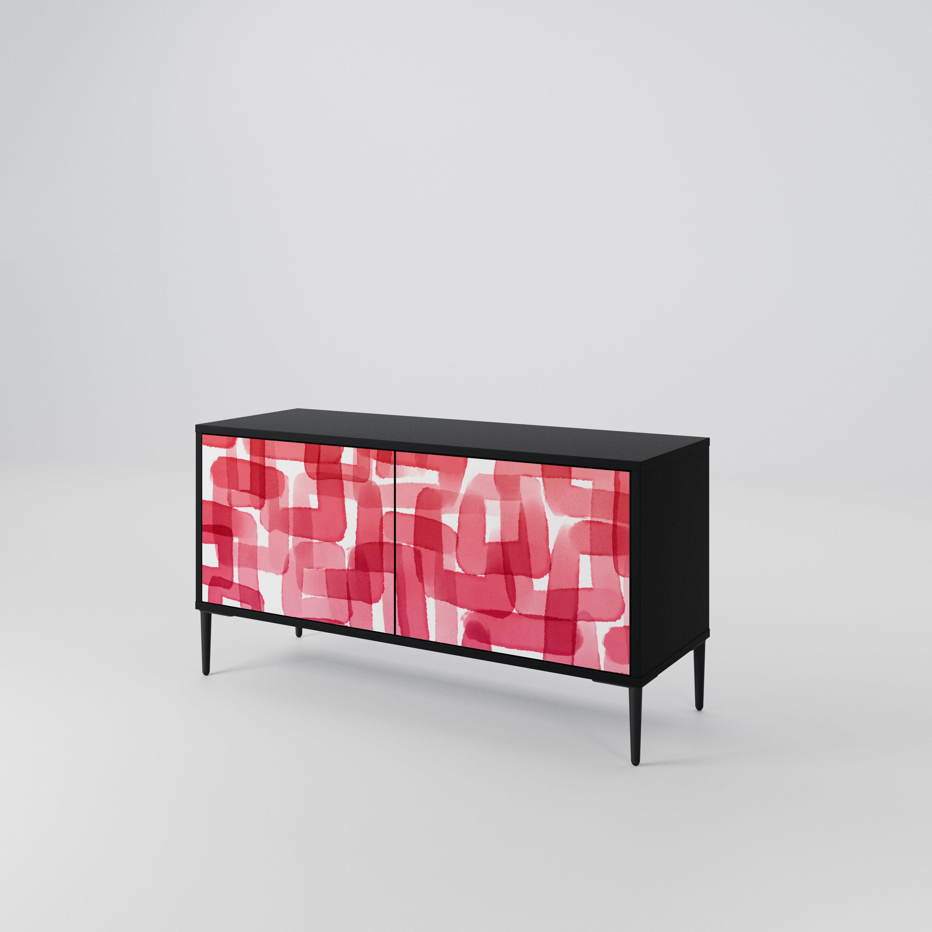 KALEIDOSCOPIC CUBISM Compact 2-Door TV Cabinet