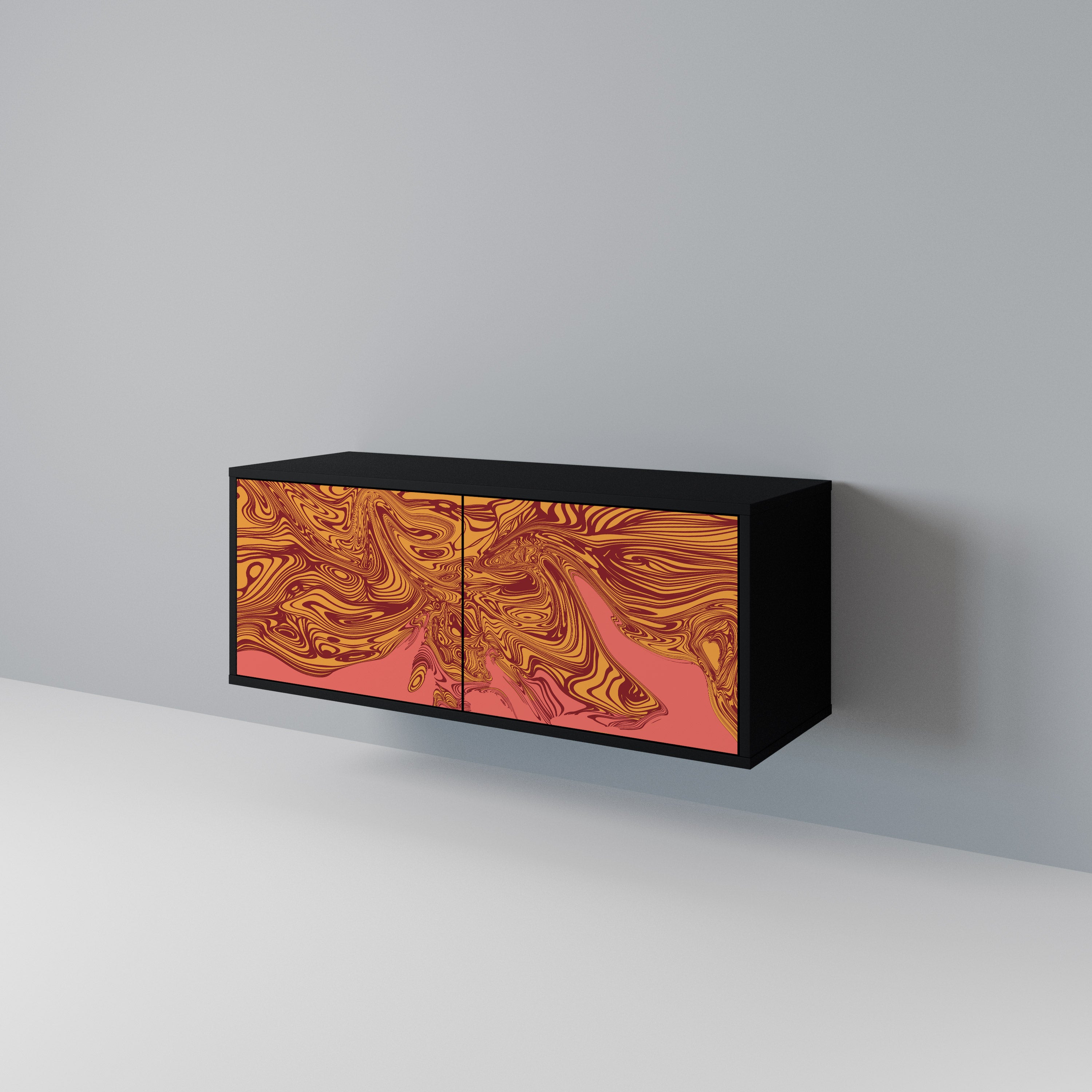 FLOATING THOUGHTS Compact 2-Door TV Cabinet