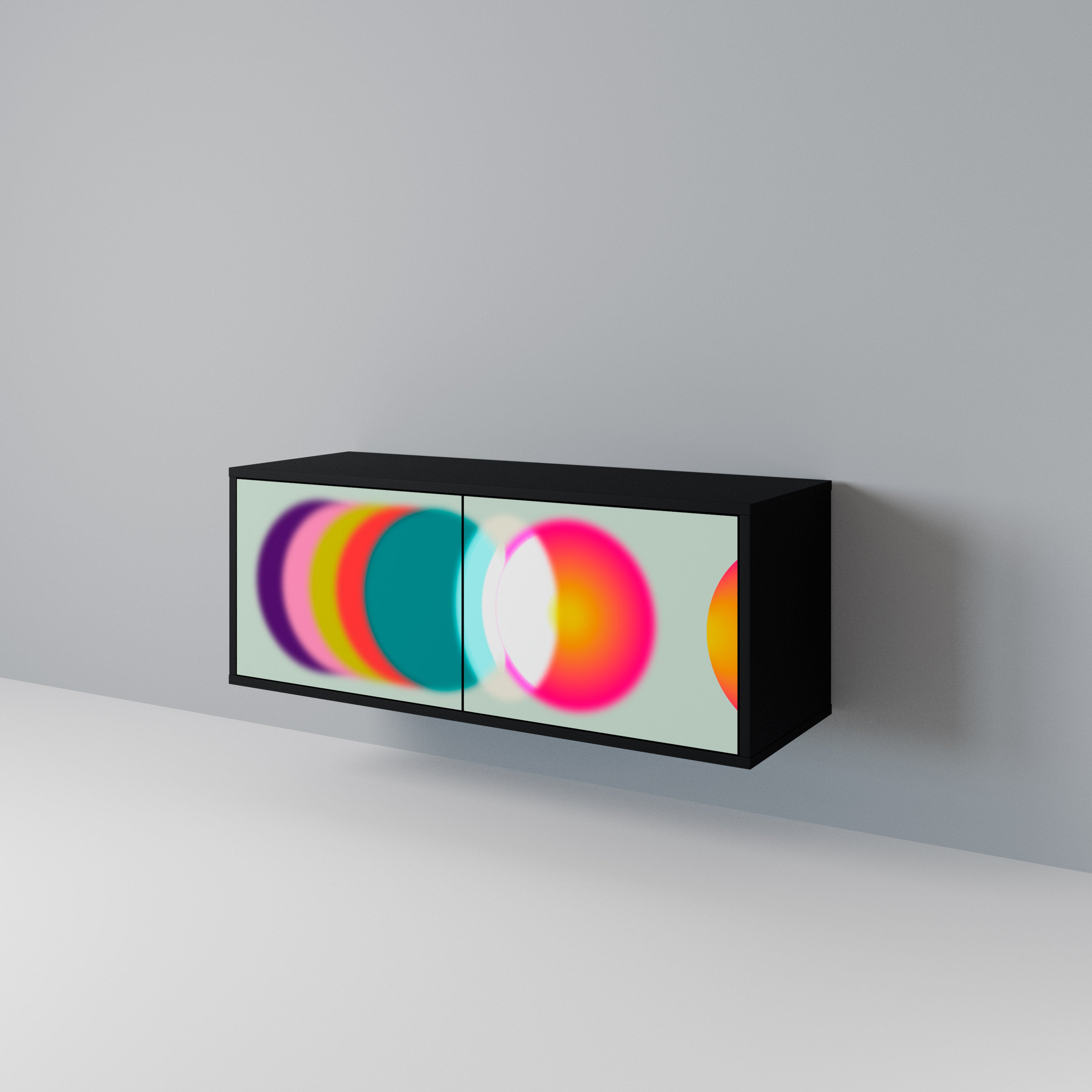 SYMPHONY OF COLORS Compact 2-Door TV Cabinet