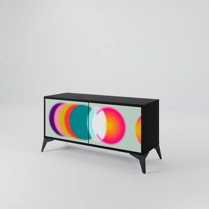 SYMPHONY OF COLORS Kompaktní dvoudveřový TV stolek