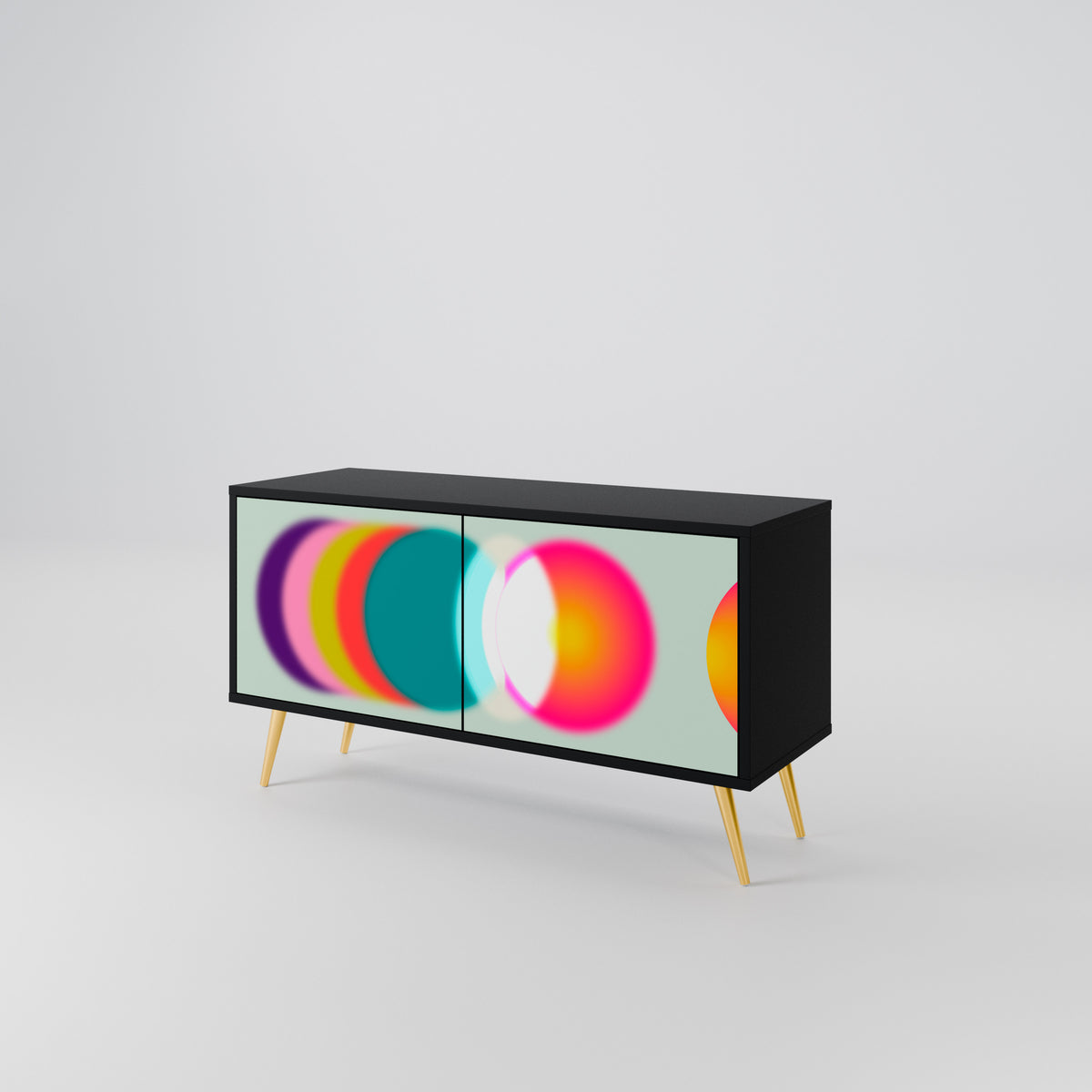 SYMPHONY OF COLORS Kompaktní dvoudveřový TV stolek