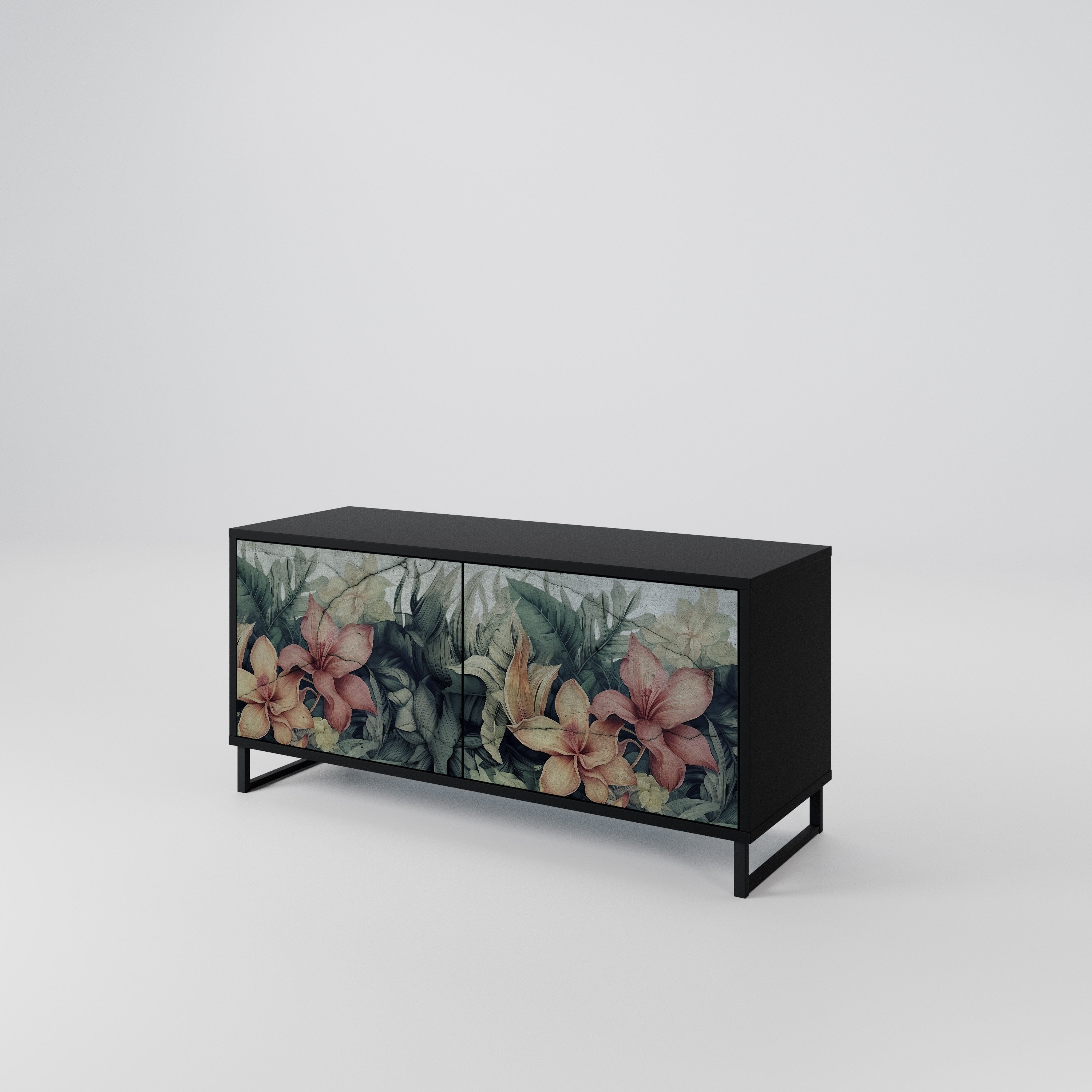 HEAVENLY BLOOM Compact 2-Door TV Cabinet