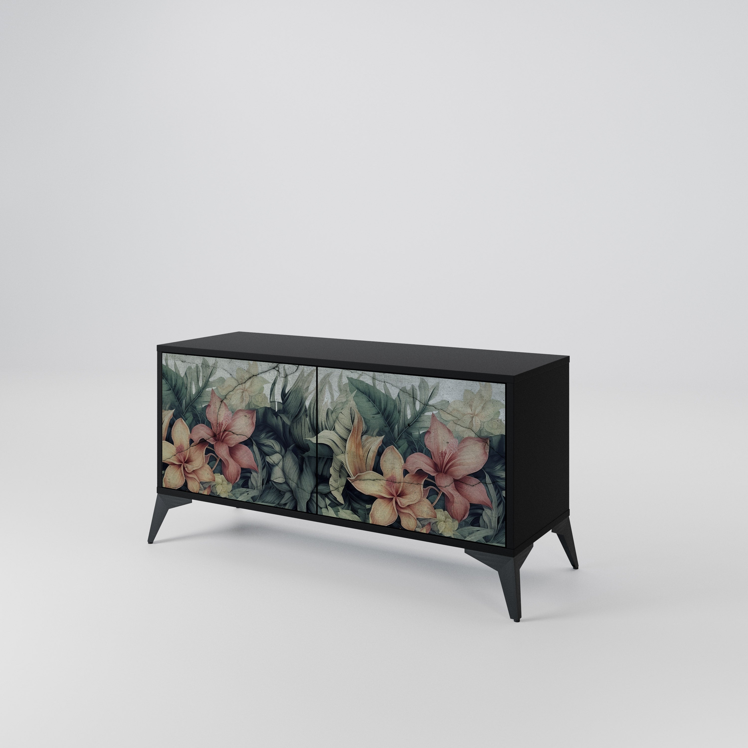 HEAVENLY BLOOM Compact 2-Door TV Cabinet
