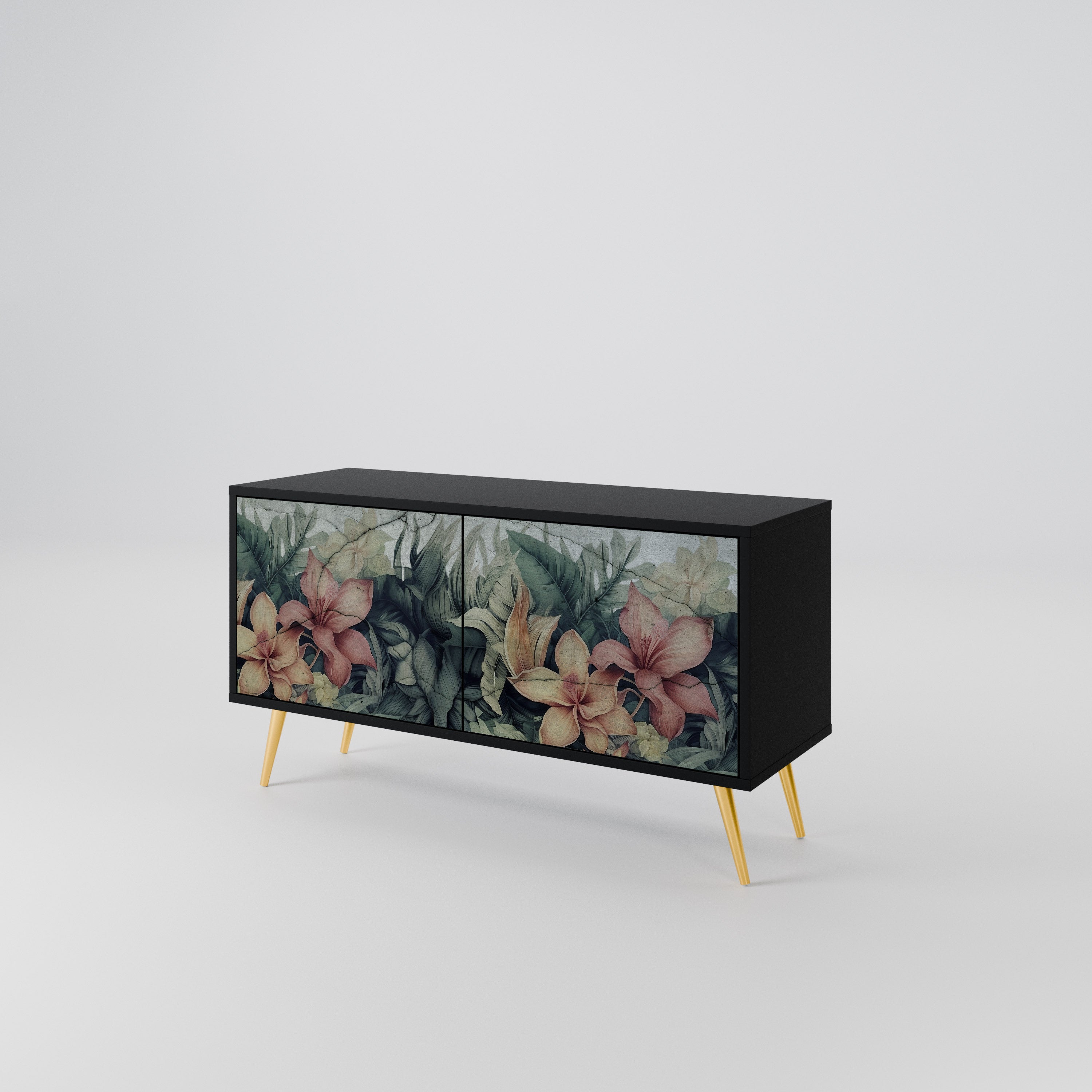 HEAVENLY BLOOM Compact 2-Door TV Cabinet