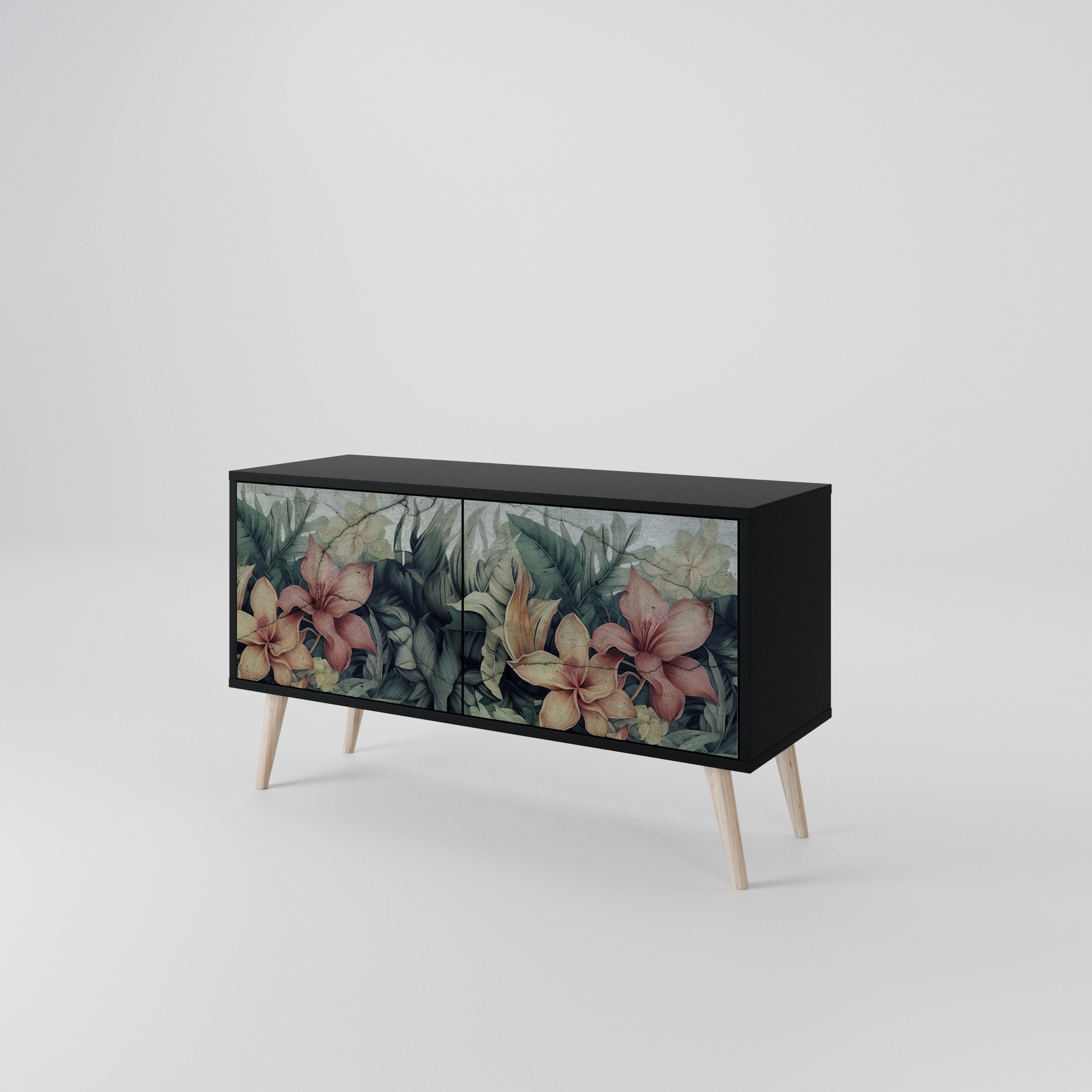 HEAVENLY BLOOM Compact 2-Door TV Cabinet