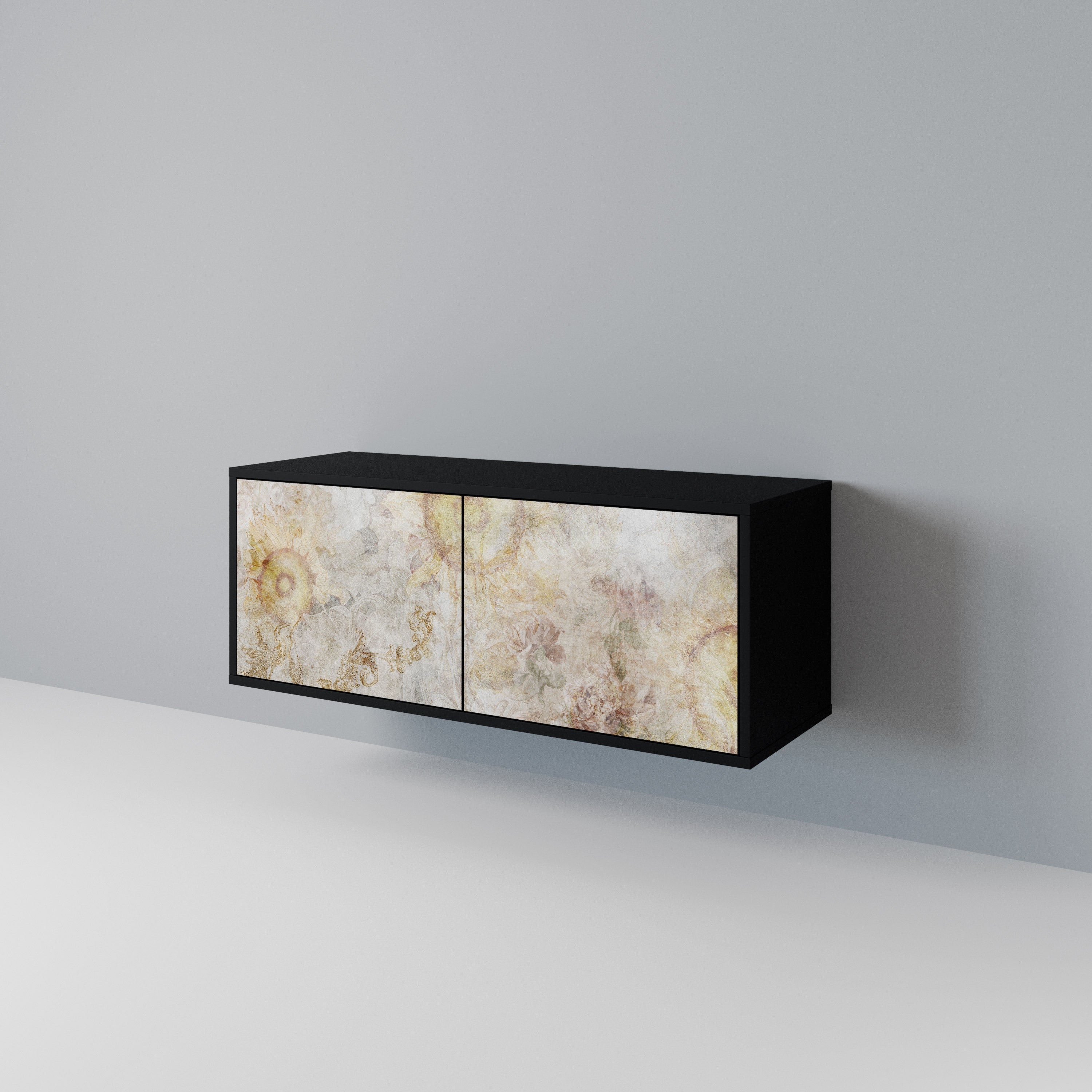 SUNFLOWER BLUR Compact 2-Door TV Cabinet