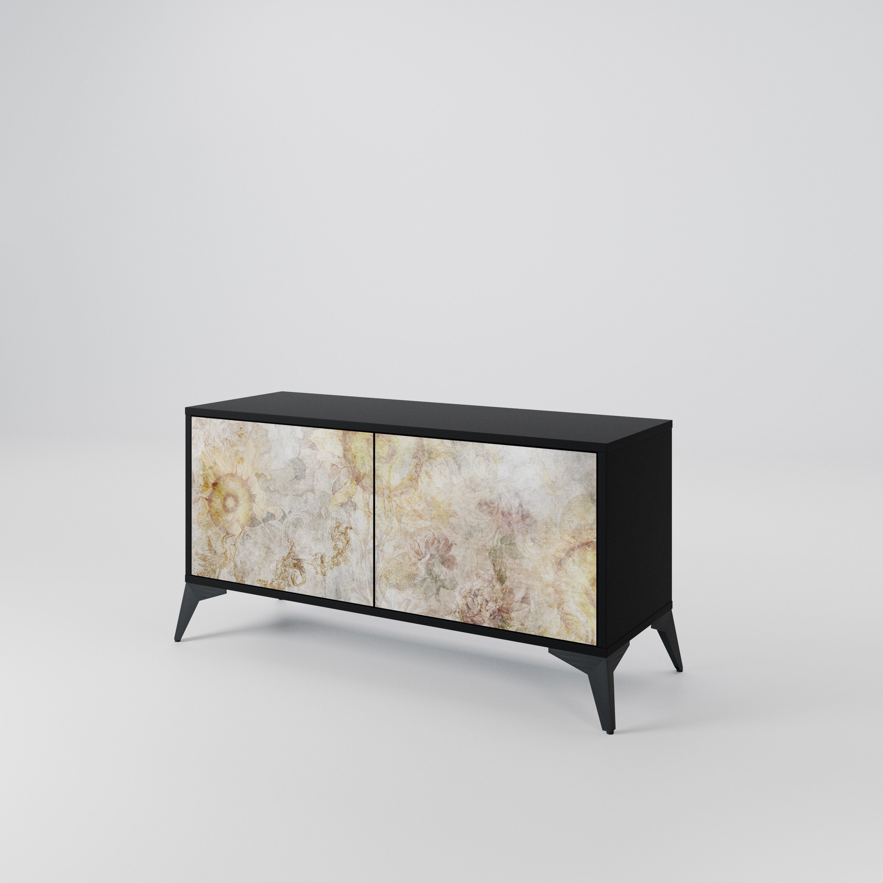 SUNFLOWER BLUR Compact 2-Door TV Cabinet