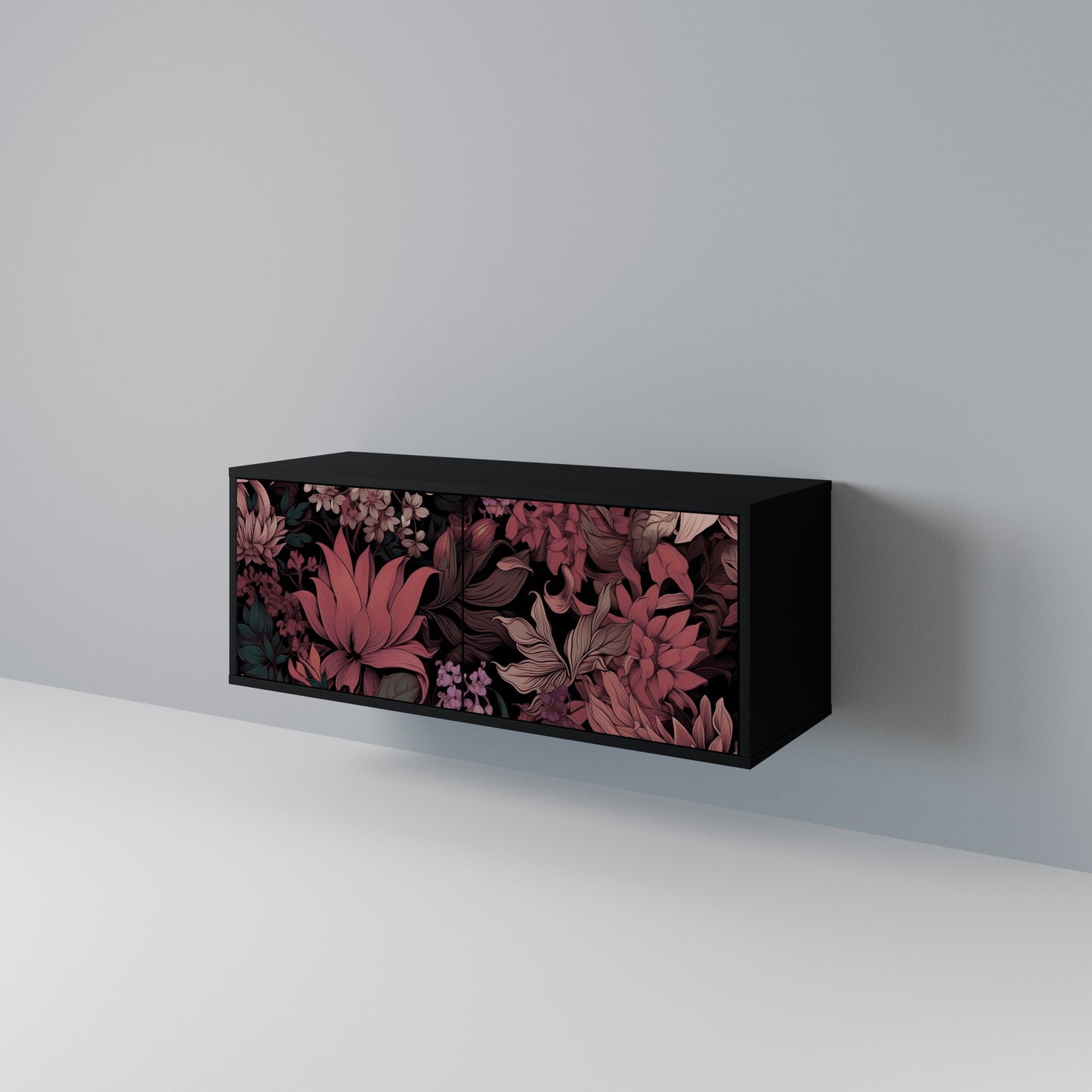 FLORAL WHISPER Kompaktní dvoudveřový TV stolek