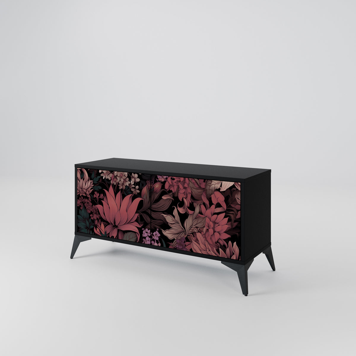 FLORAL WHISPER Kompaktní dvoudveřový TV stolek