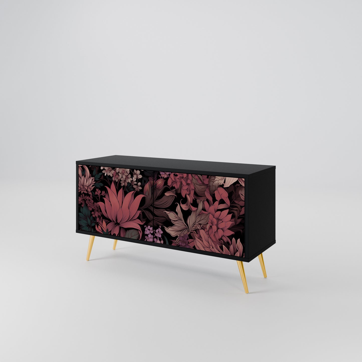 FLORAL WHISPER Kompaktní dvoudveřový TV stolek
