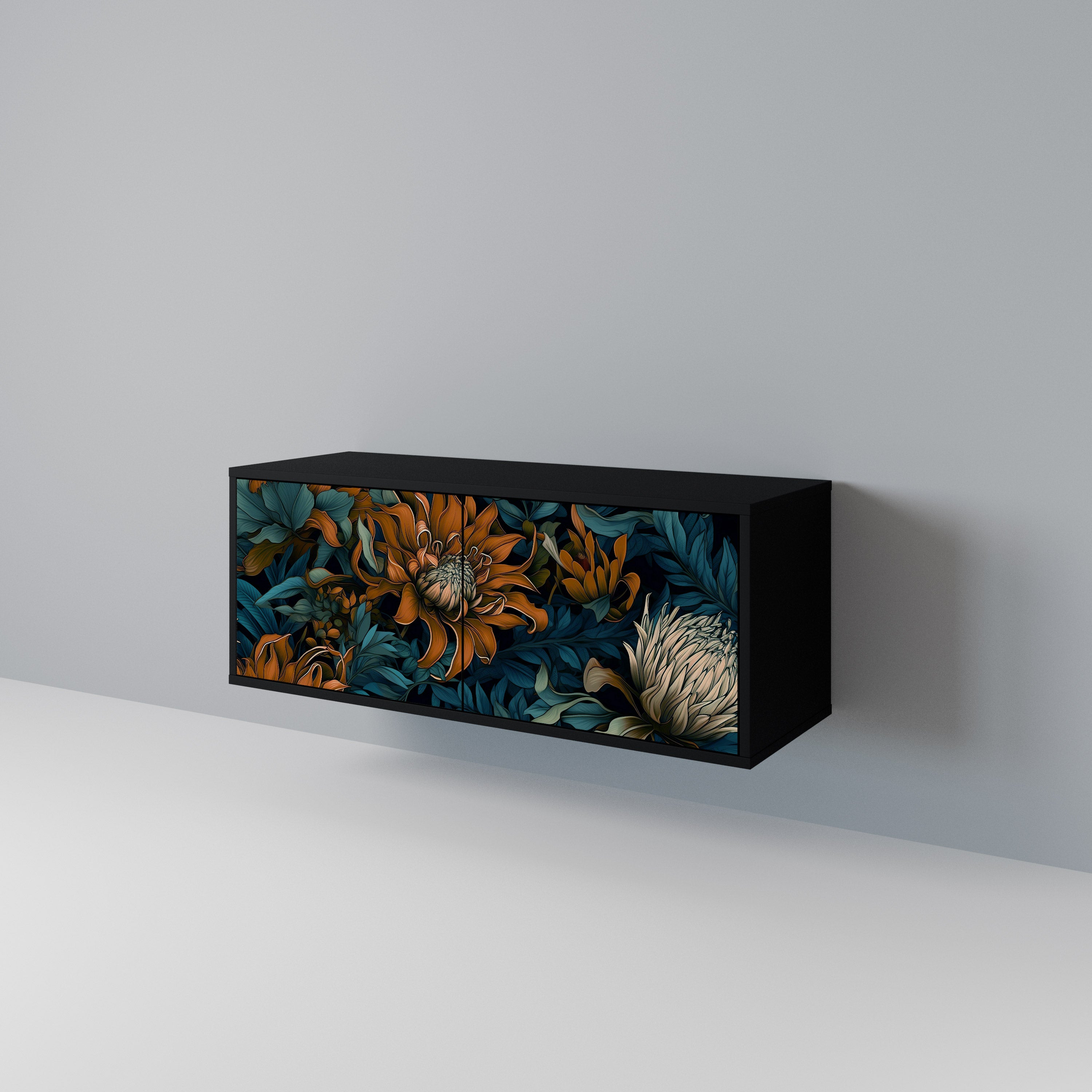 MORNING BLOOM Compact 2-Door TV Cabinet