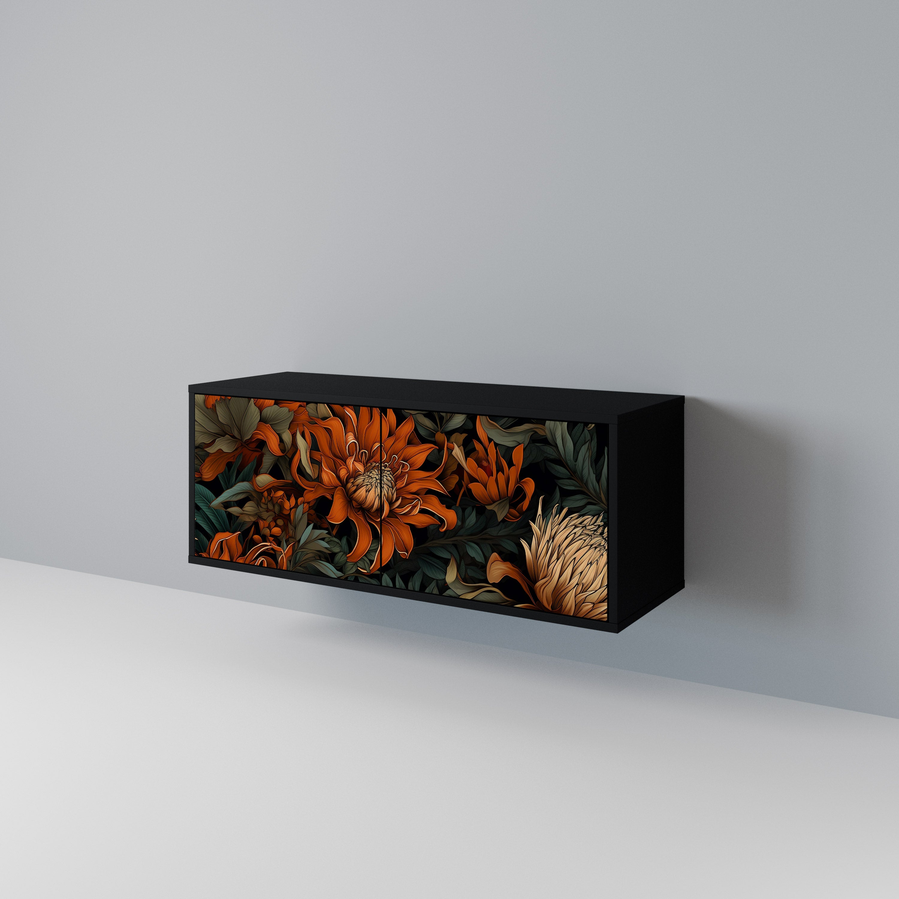 DAWN BLOOM Compact 2-Door TV Cabinet