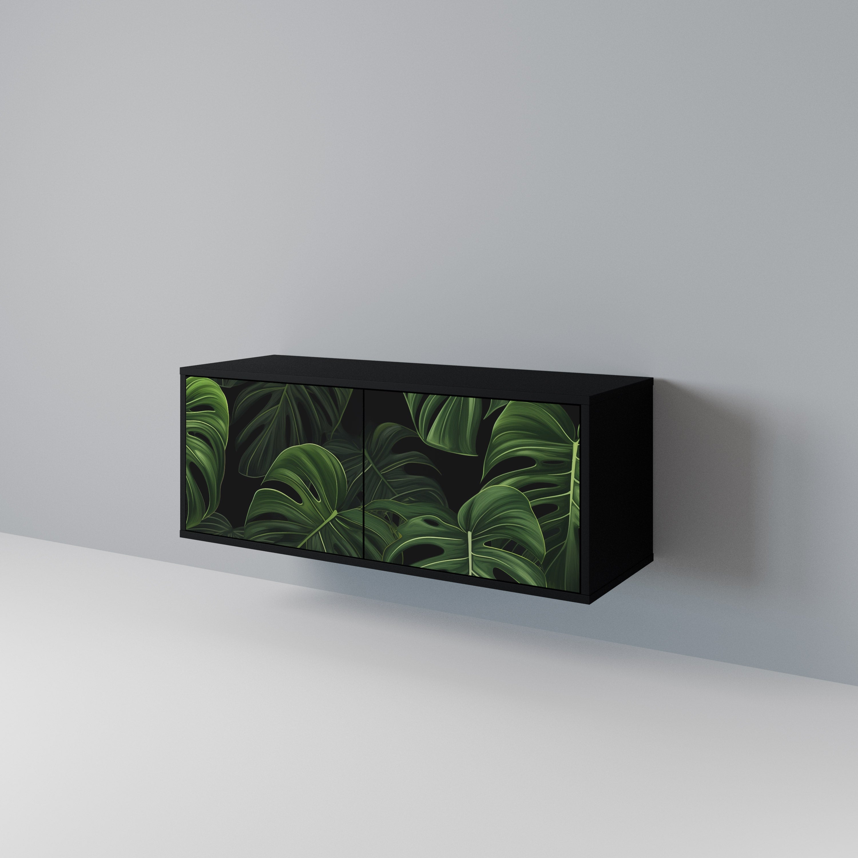 INFINITE MONSTERA Compact 2-Door TV Cabinet