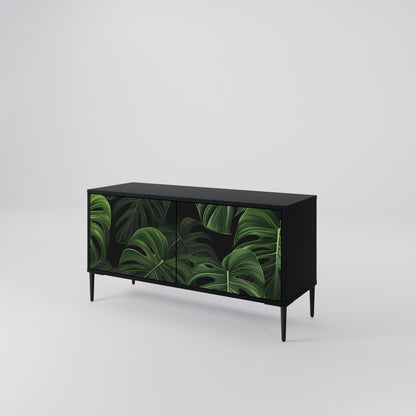 INFINITE MONSTERA Kompaktní dvoudveřový TV stolek