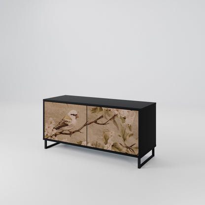 PETAL DISTINGUISH Kompaktní dvoudveřový TV stolek