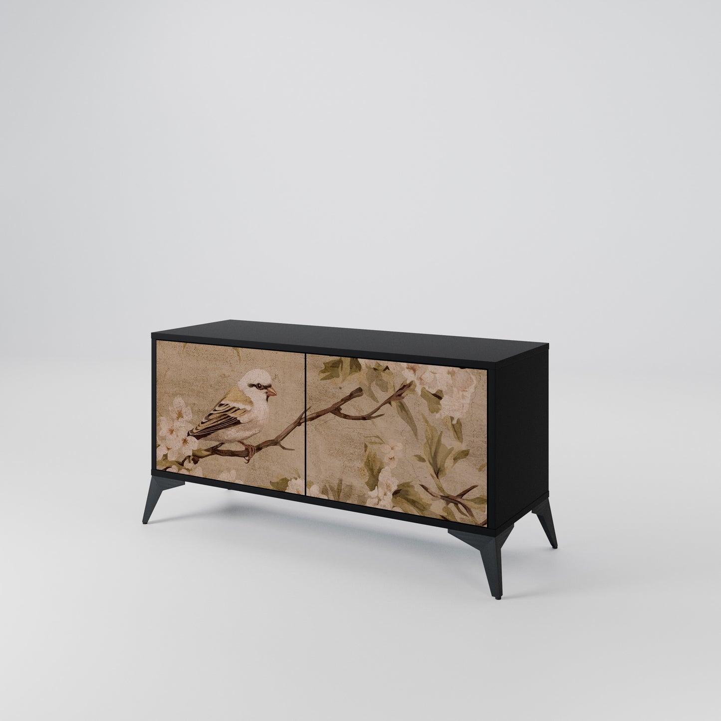 PETAL DISTINGUISH Kompaktní dvoudveřový TV stolek