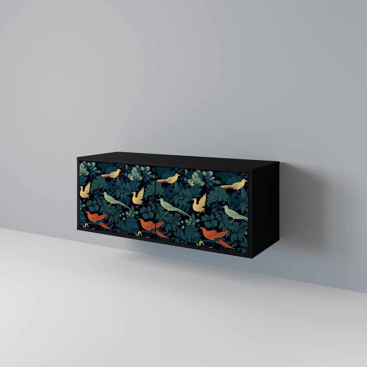 FOWL ORNAMENT Kompaktní dvoudveřový TV stolek