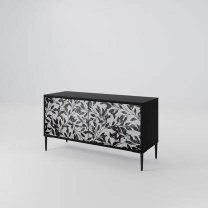 CHARCOAL SPROUT Kompaktní dvoudveřový TV stolek