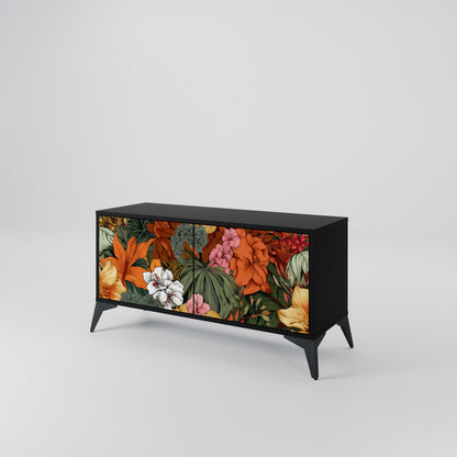RADIANT FLORA Kompaktní dvoudveřový TV stolek