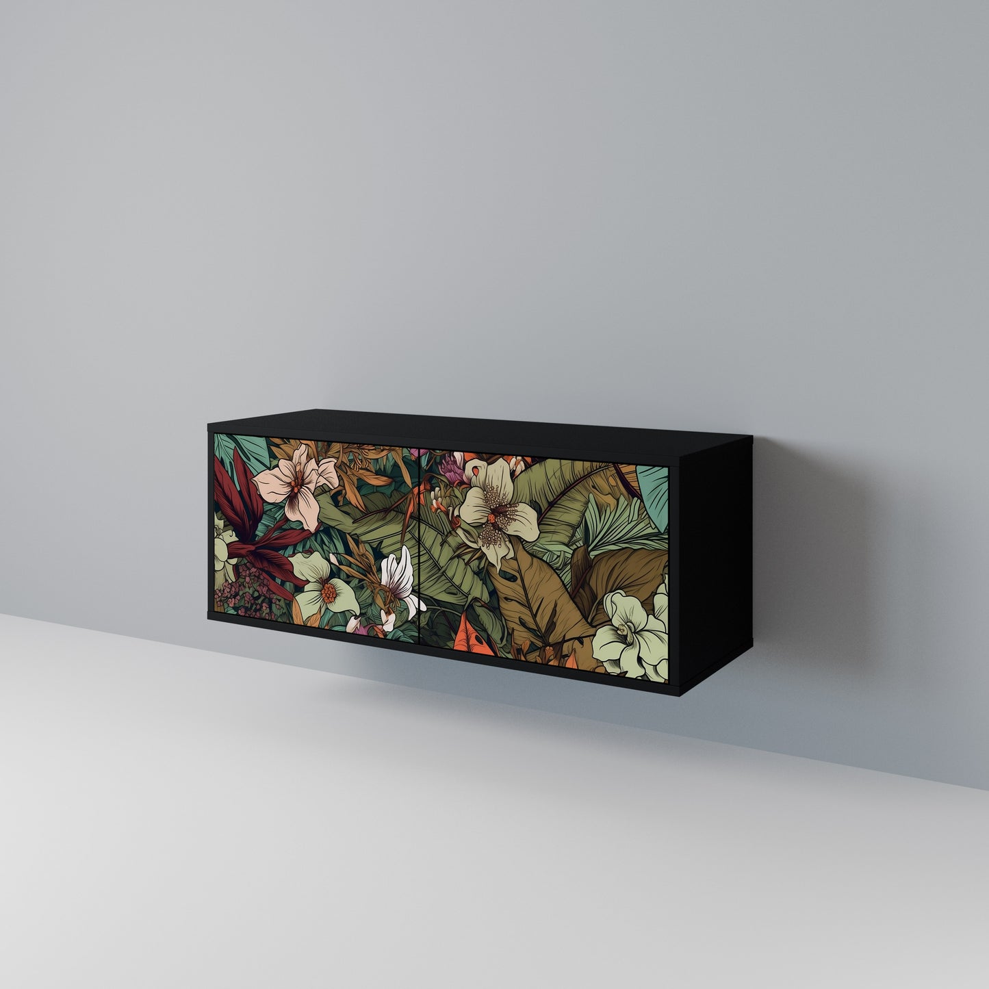 BOTANICAL EMERGENCE Kompaktní dvoudveřový TV stolek