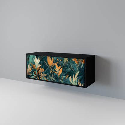 FLORAL SERENITY Kompaktní dvoudveřový TV stolek