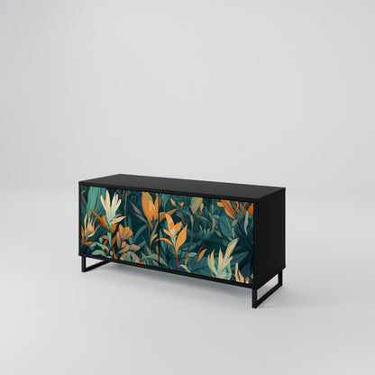 FLORAL SERENITY Kompaktní dvoudveřový TV stolek
