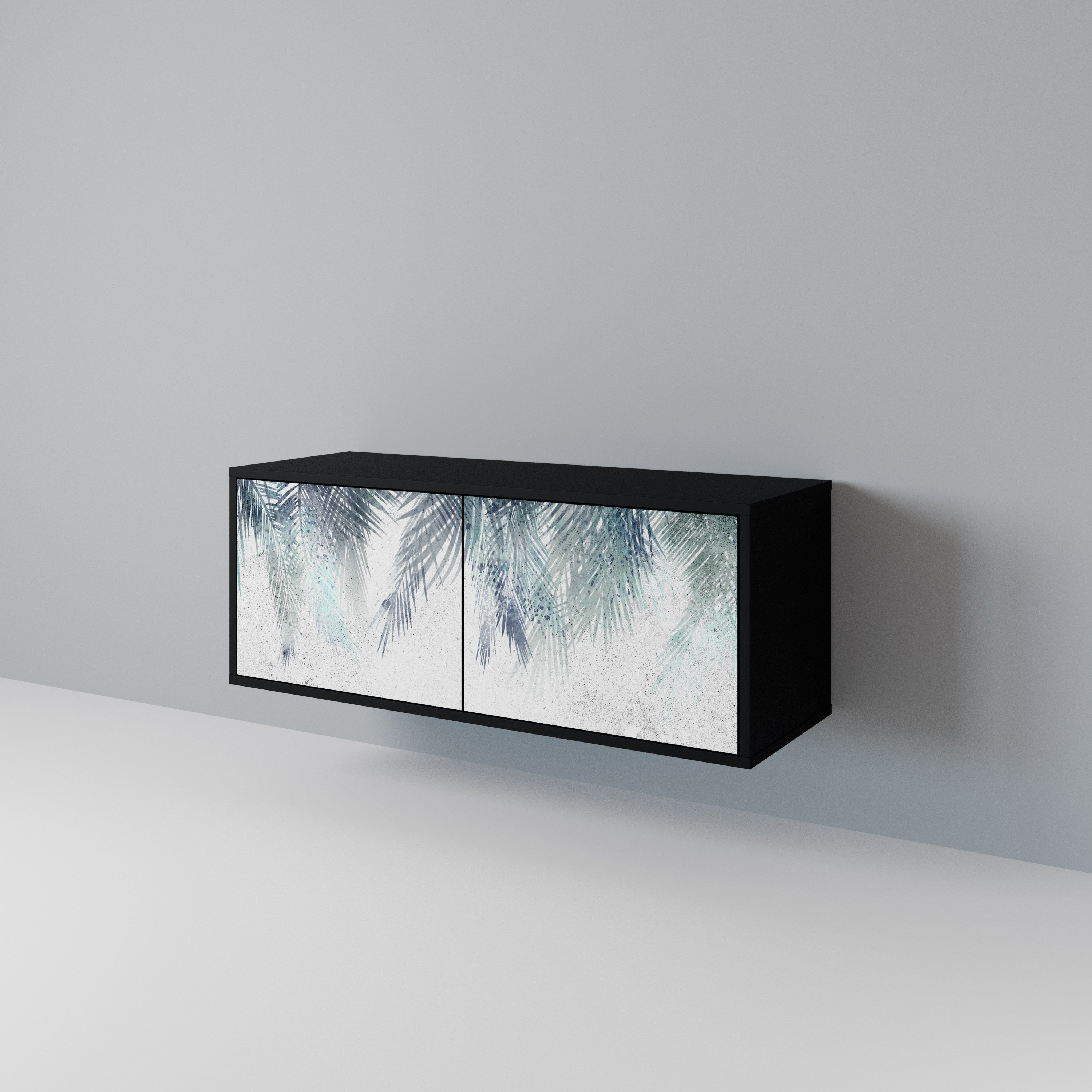 PALM VEIL Compact 2-Door TV Cabinet