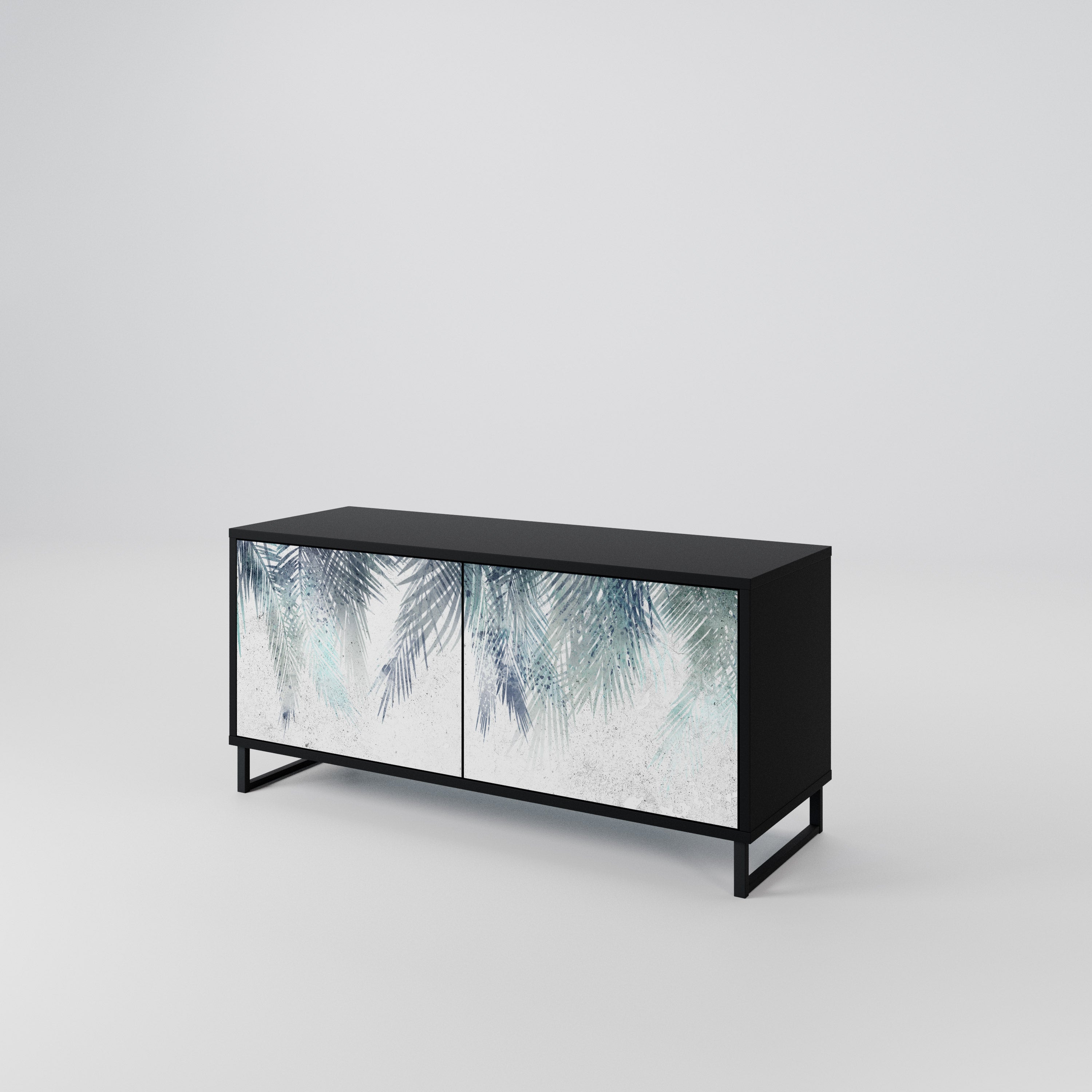 PALM VEIL Compact 2-Door TV Cabinet