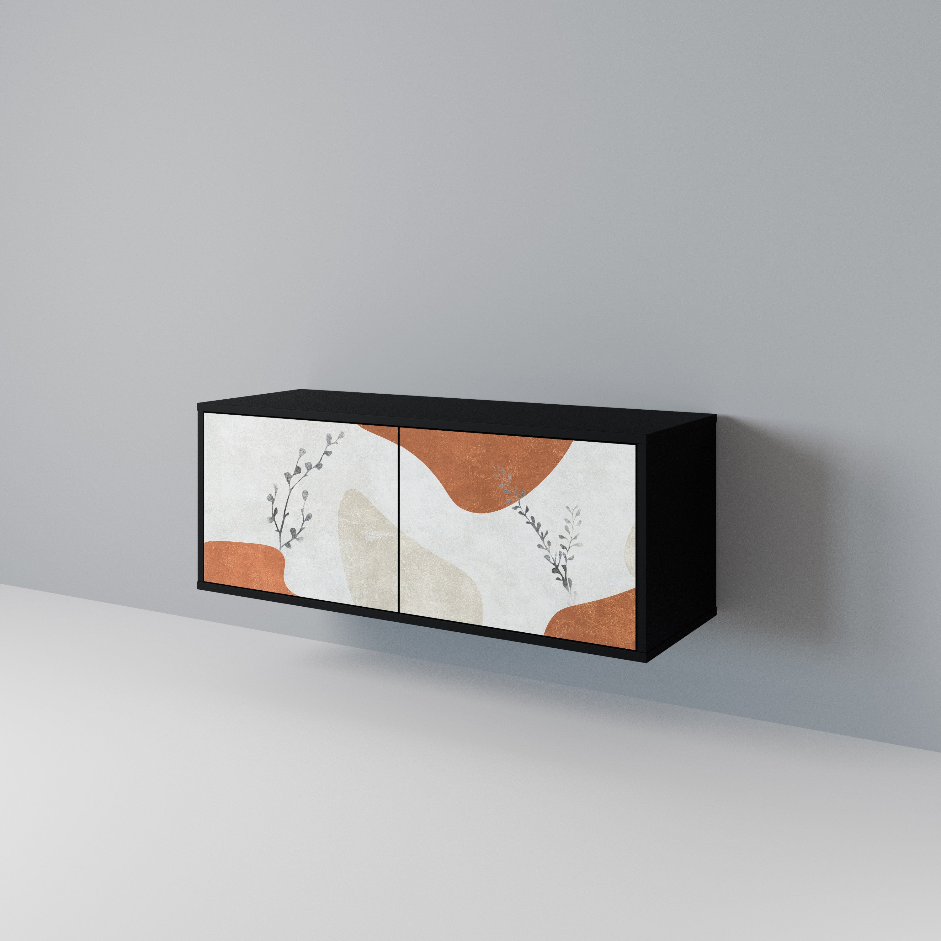 TRANQUIL TWIG Compact 2-Door TV Cabinet