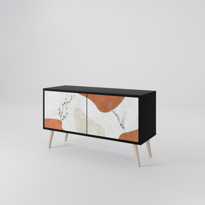 TRANQUIL TWIG Kompaktní dvoudveřový TV stolek