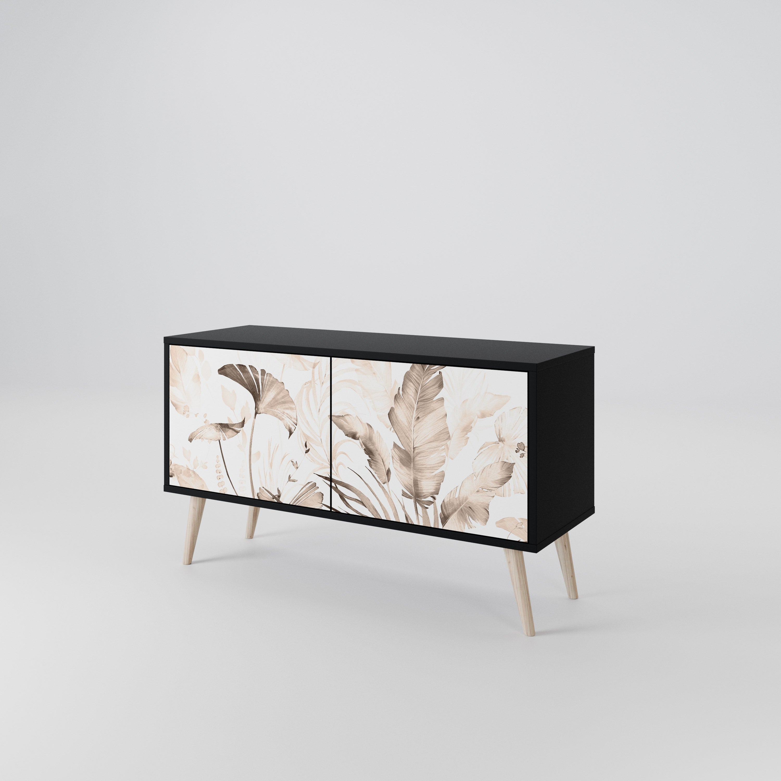 WILD TENDERNESS Compact 2-Door TV Cabinet