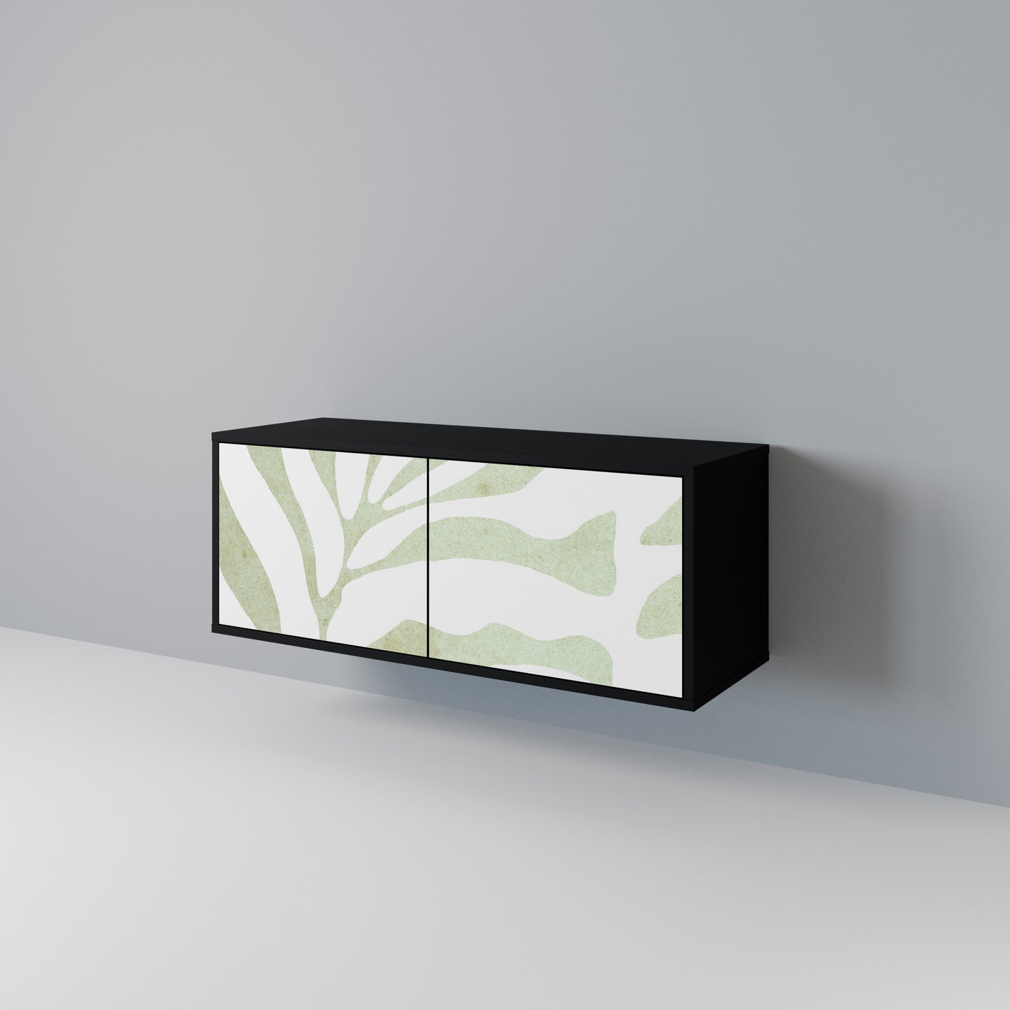 BOTANICAL SPARK Kompaktní dvoudveřový TV stolek
