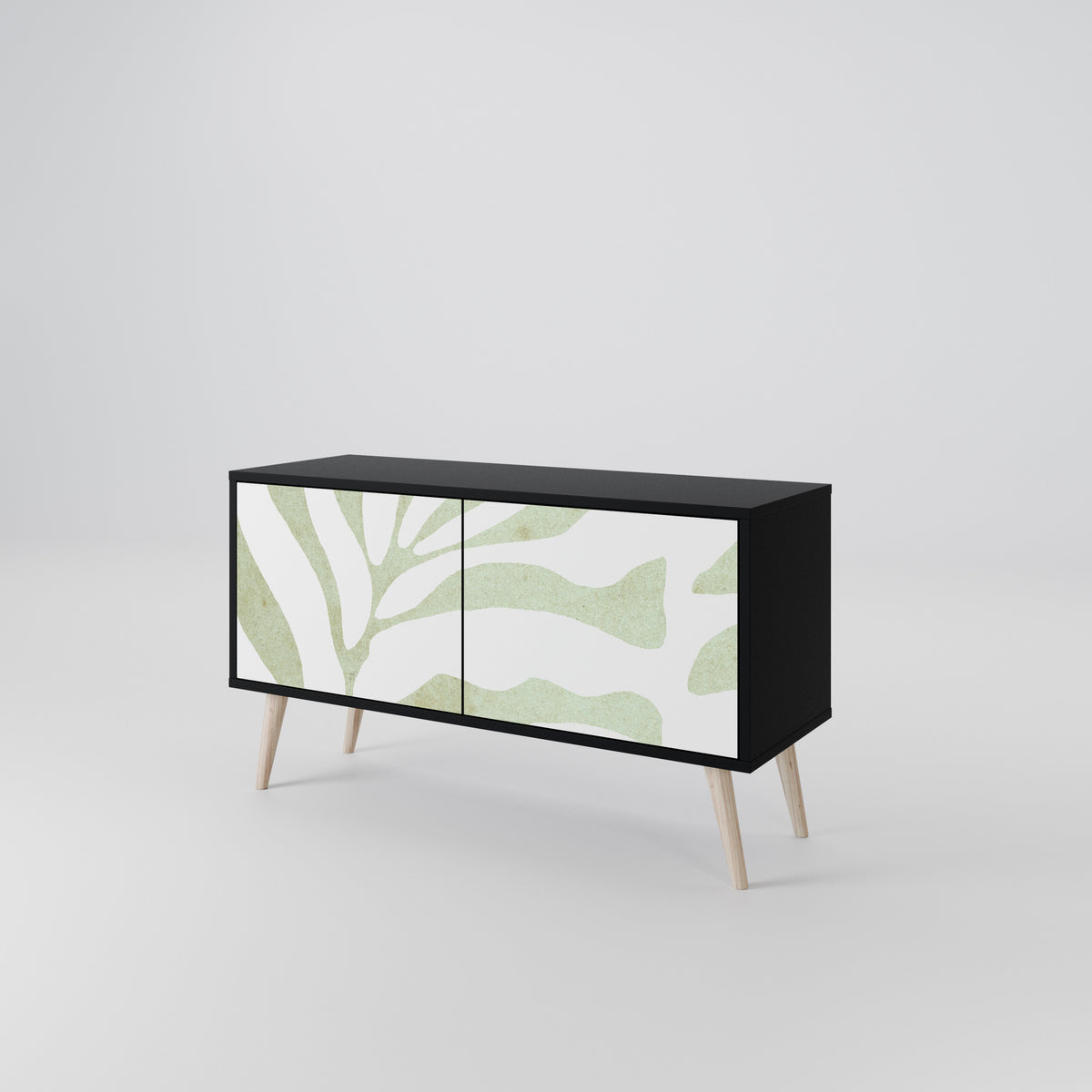 BOTANICAL SPARK Kompaktní dvoudveřový TV stolek