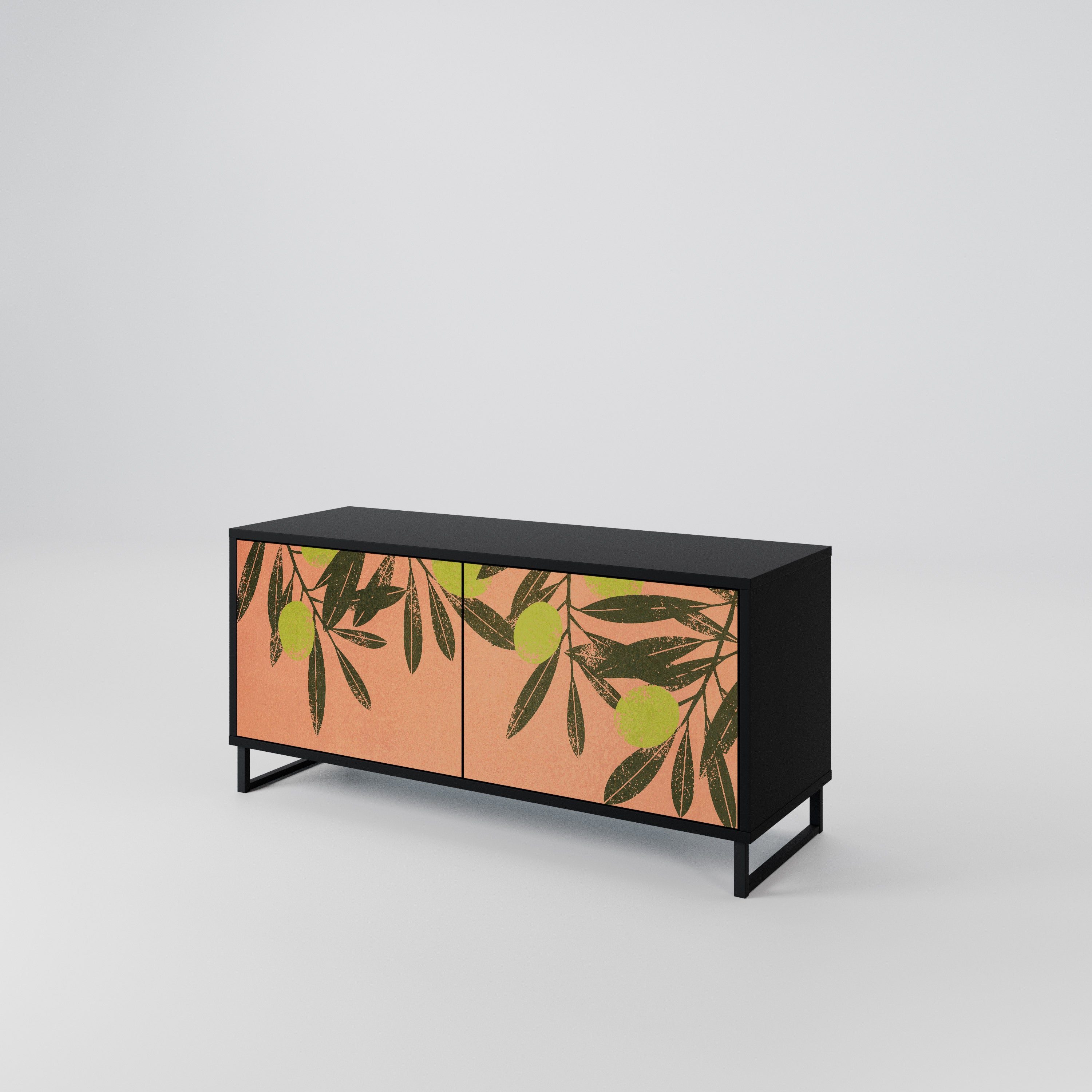 JUICY OLIVES Compact 2-Door TV Cabinet