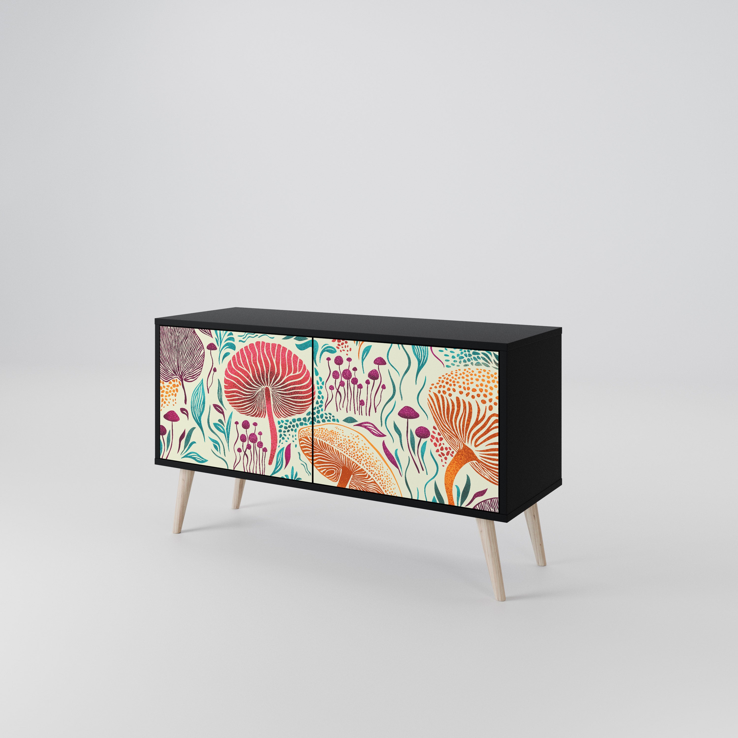 FUNGUS FANTASY Compact 2-Door TV Cabinet