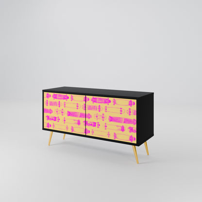 SKATEBOARD ARTISTRY Kompaktní dvoudveřový TV stolek
